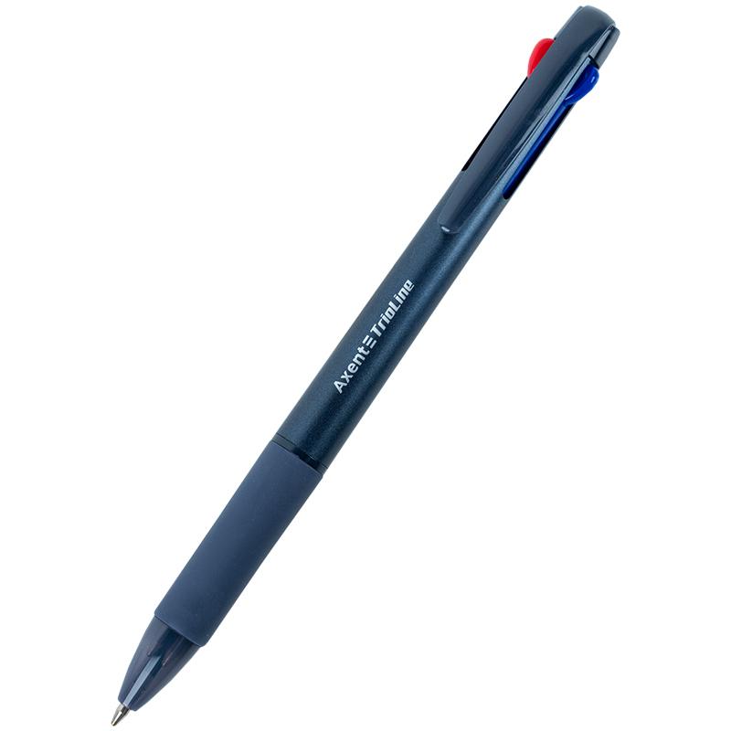 Ручка кулькова автоматична AXENT AB1105-A TrioLine, 3-в-1